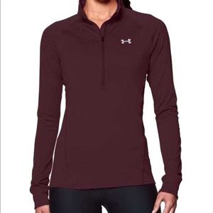Under Armour maroon zip up